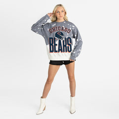 Chicago Bears  Gameday Couture Women's Arch Rivals Faded Wash Sweatshirt