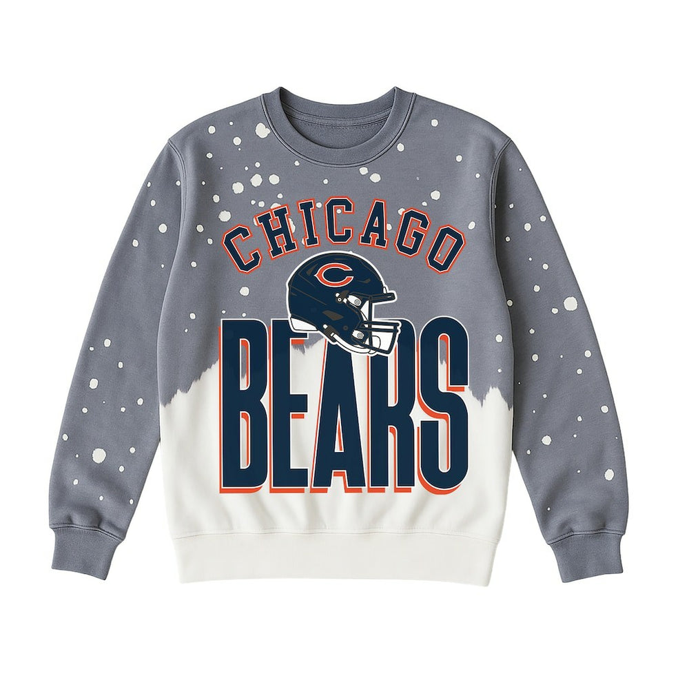Chicago Bears  Gameday Couture Women's Arch Rivals Faded Wash Sweatshirt