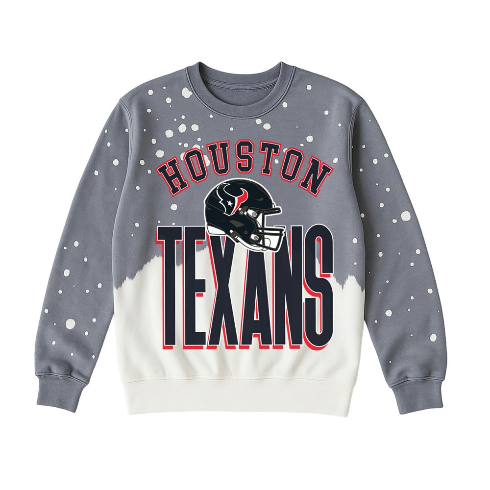 Houston Texans  Gameday Couture Women's Arch Rivals Faded Wash Sweatshirt