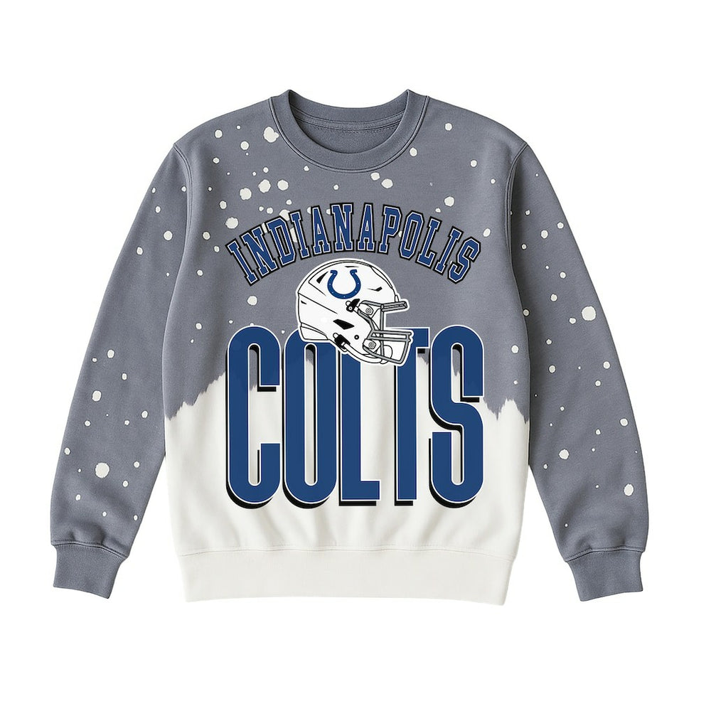 Indianapolis Colts  Gameday Couture Women's Arch Rivals Faded Wash Sweatshirt