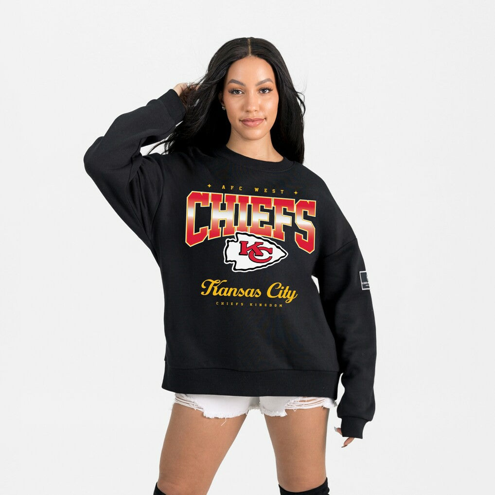 Kansas City Chiefs  Gameday Couture Women's Powerhouse Play Premium Fleece Sweatshirt