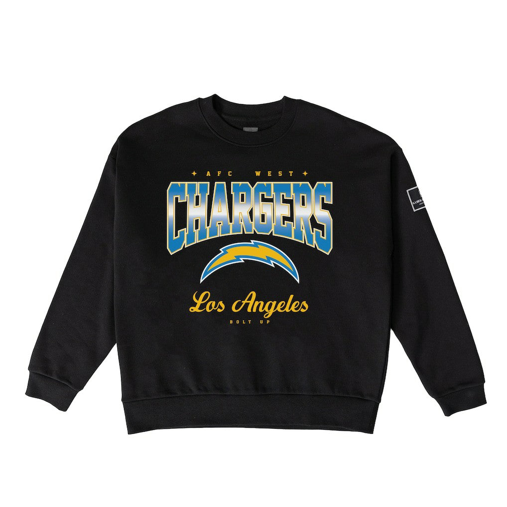 Los Angeles Chargers  Gameday Couture Women's Powerhouse Play Premium Fleece Sweatshirt