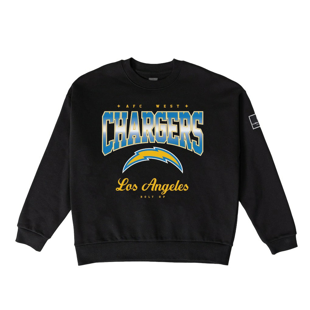 Los Angeles Chargers  Gameday Couture Women's Powerhouse Play Premium Fleece Sweatshirt
