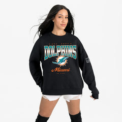 Miami Dolphins  Gameday Couture Women's Powerhouse Play Premium Fleece Sweatshirt