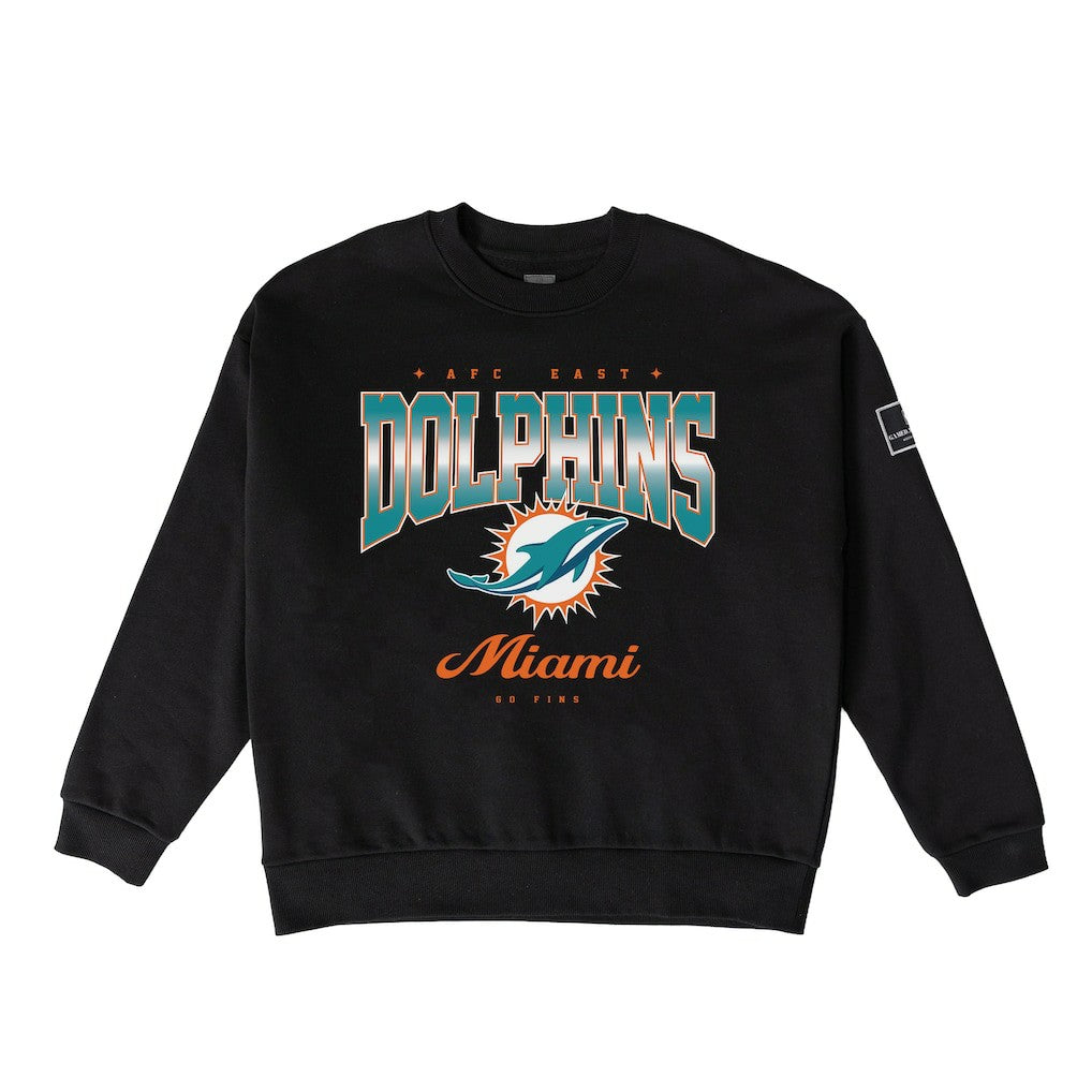 Miami Dolphins  Gameday Couture Women's Powerhouse Play Premium Fleece Sweatshirt