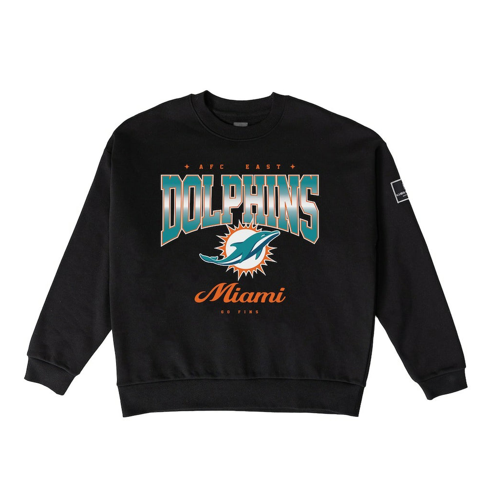 Miami Dolphins  Gameday Couture Women's Powerhouse Play Premium Fleece Sweatshirt