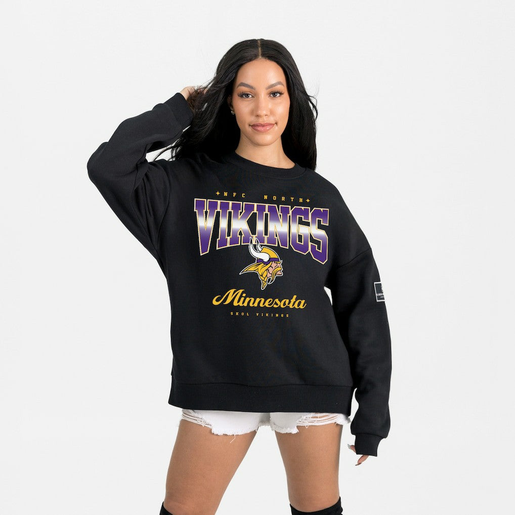 Minnesota Vikings  Gameday Couture Women's Powerhouse Play Premium Fleece Sweatshirt