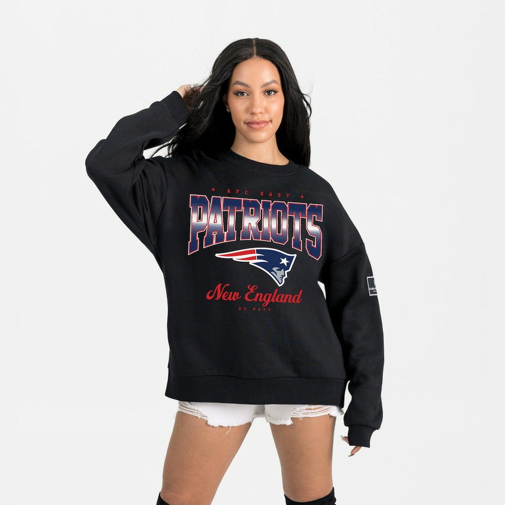 New England Patriots  Gameday Couture Women's Powerhouse Play Premium Fleece Sweatshirt