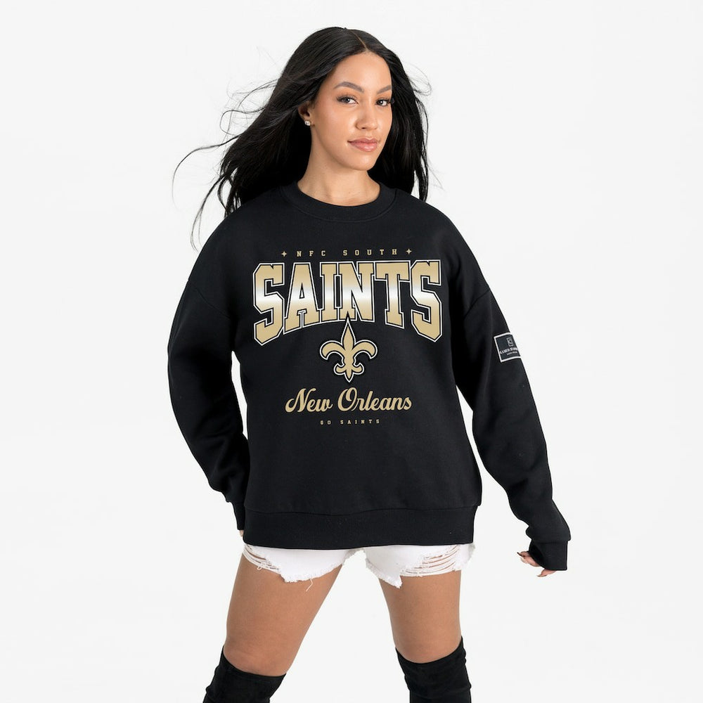 New Orleans Saints  Gameday Couture Women's Powerhouse Play Premium Fleece Sweatshirt