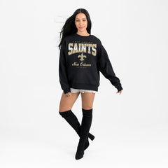 New Orleans Saints  Gameday Couture Women's Powerhouse Play Premium Fleece Sweatshirt