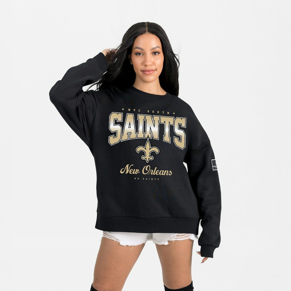 New Orleans Saints  Gameday Couture Women's Powerhouse Play Premium Fleece Sweatshirt