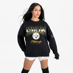 Pittsburgh Steelers  Gameday Couture Women's Powerhouse Play Premium Fleece Sweatshirt