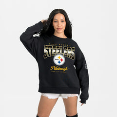 Pittsburgh Steelers  Gameday Couture Women's Powerhouse Play Premium Fleece Sweatshirt