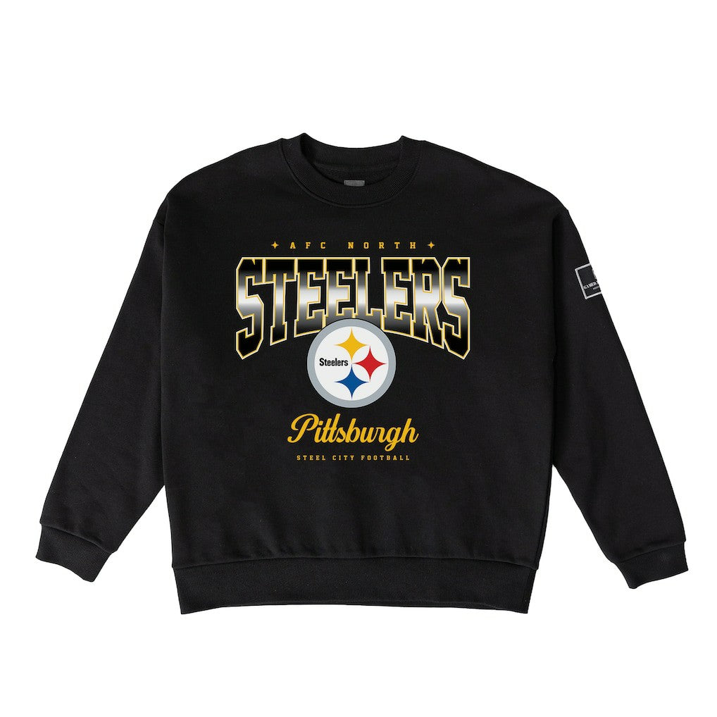 Pittsburgh Steelers  Gameday Couture Women's Powerhouse Play Premium Fleece Sweatshirt