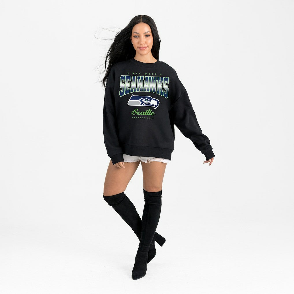 Seattle Seahawks  Gameday Couture Women's Powerhouse Play Premium Fleece Sweatshirt