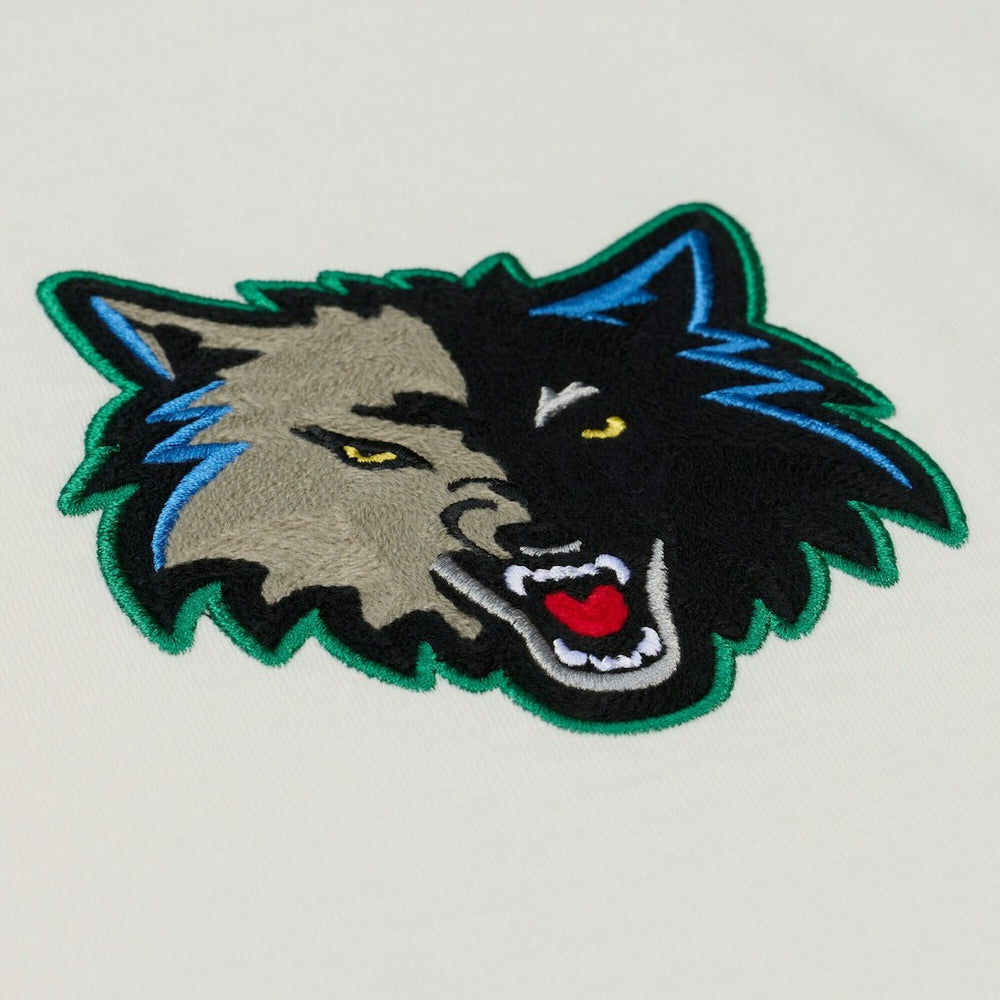 Minnesota Timberwolves Hardwood Classics Chainstitch Premium T-Shirt Discount