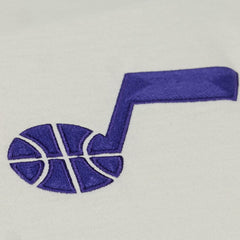 Utah Jazz Hardwood Classics Chainstitch Premium T-Shirt On Sale