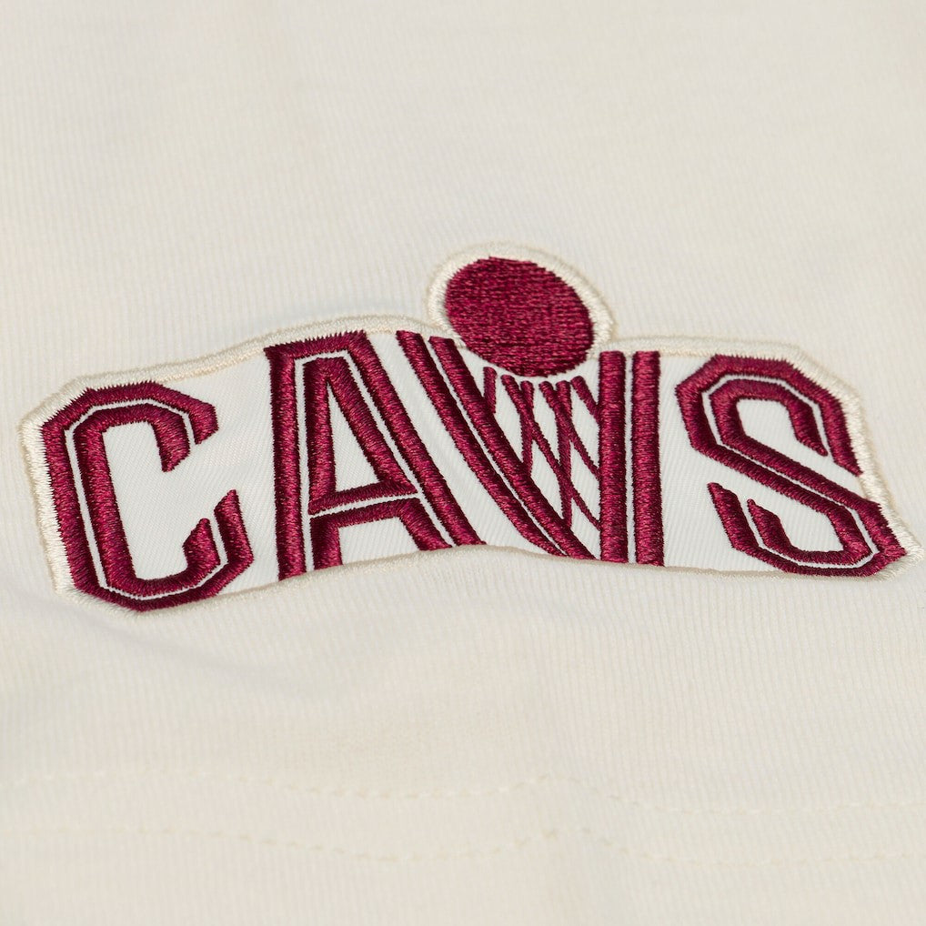 Cleveland Cavaliers Hardwood Classics Chainstitch Premium T-Shirt sale Discount