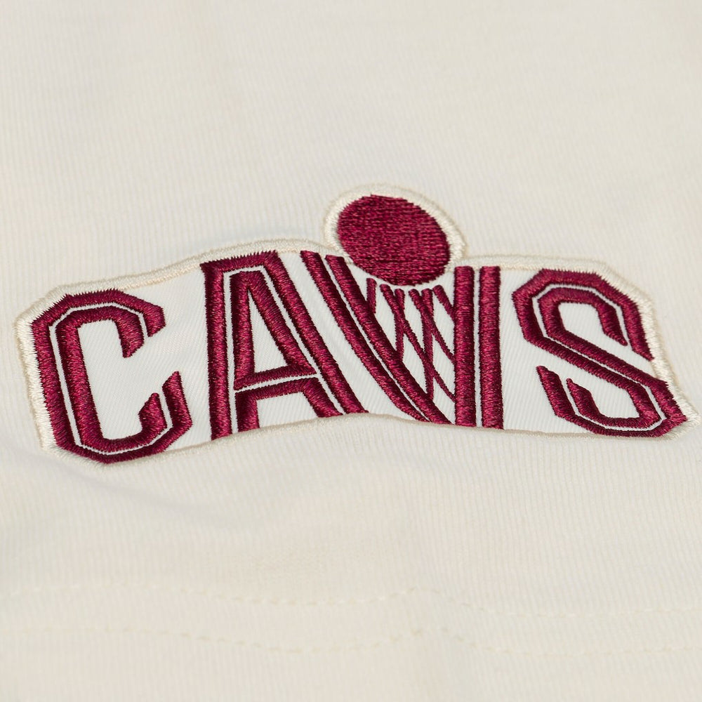 Cleveland Cavaliers Hardwood Classics Chainstitch Premium T-Shirt sale Discount
