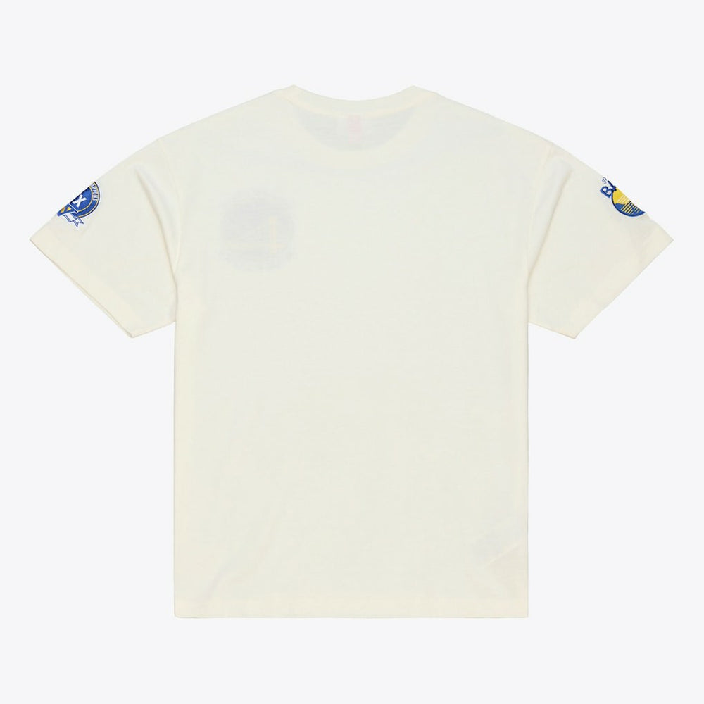 Golden State Warriors Hardwood Classics Chainstitch Premium T-Shirt sale On Sale