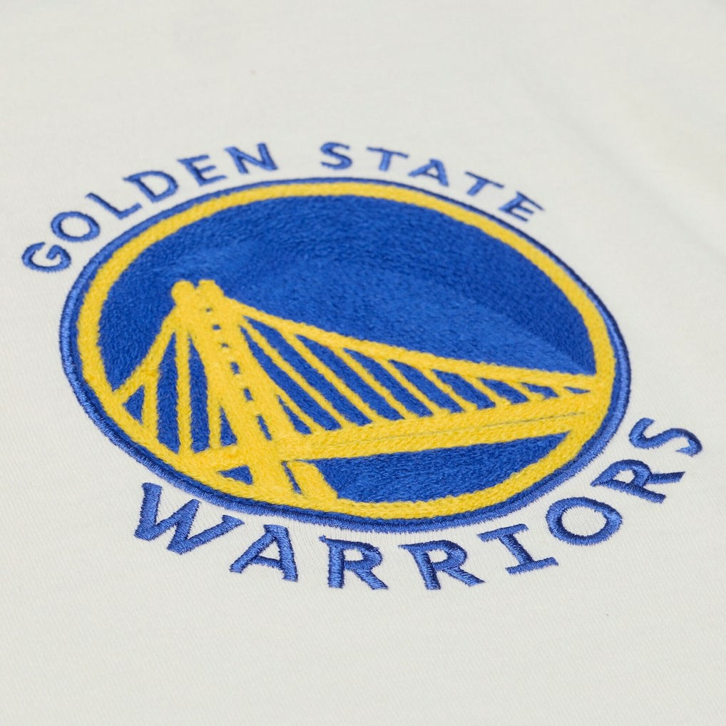 Golden State Warriors Hardwood Classics Chainstitch Premium T-Shirt sale On Sale
