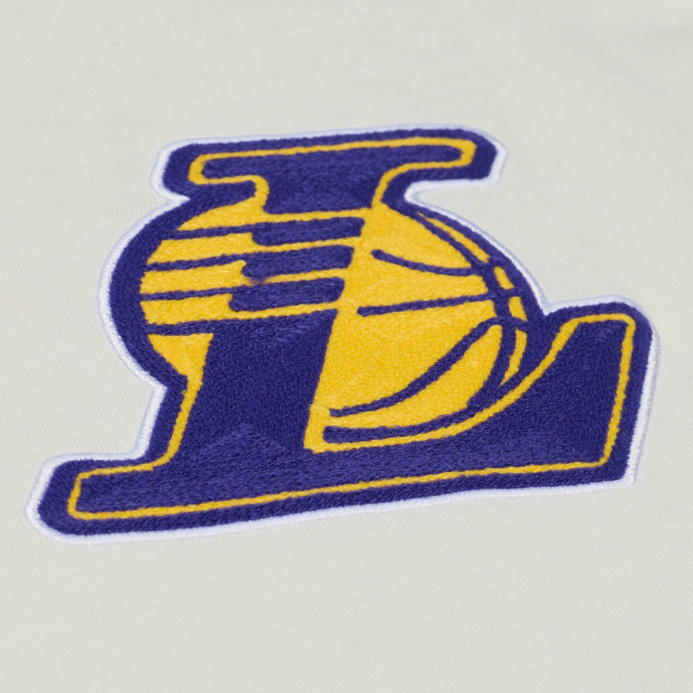 Los Angeles Lakers Hardwood Classics Chainstitch Premium T-Shirt Outlet