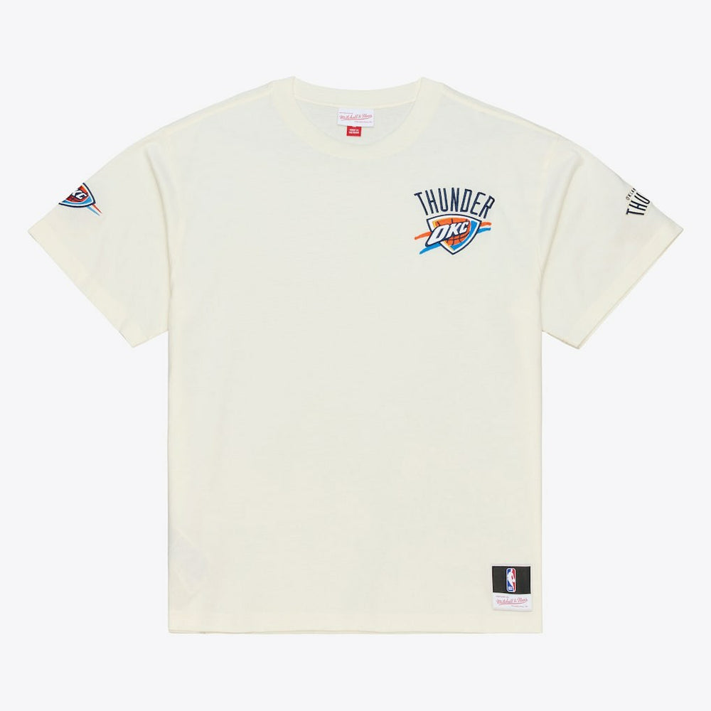 Oklahoma City Thunder Hardwood Classics Chainstitch Premium T-Shirt Online
