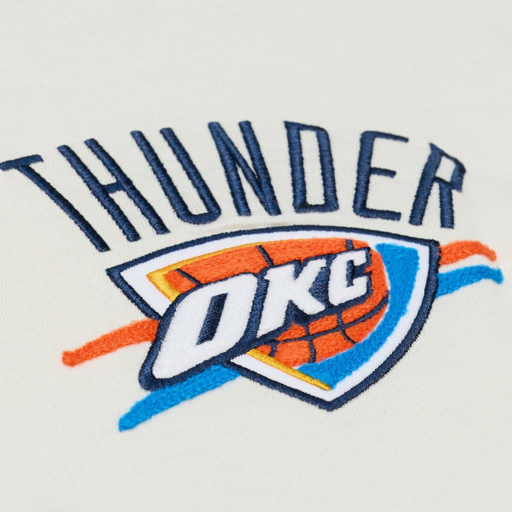 Oklahoma City Thunder Hardwood Classics Chainstitch Premium T-Shirt Online