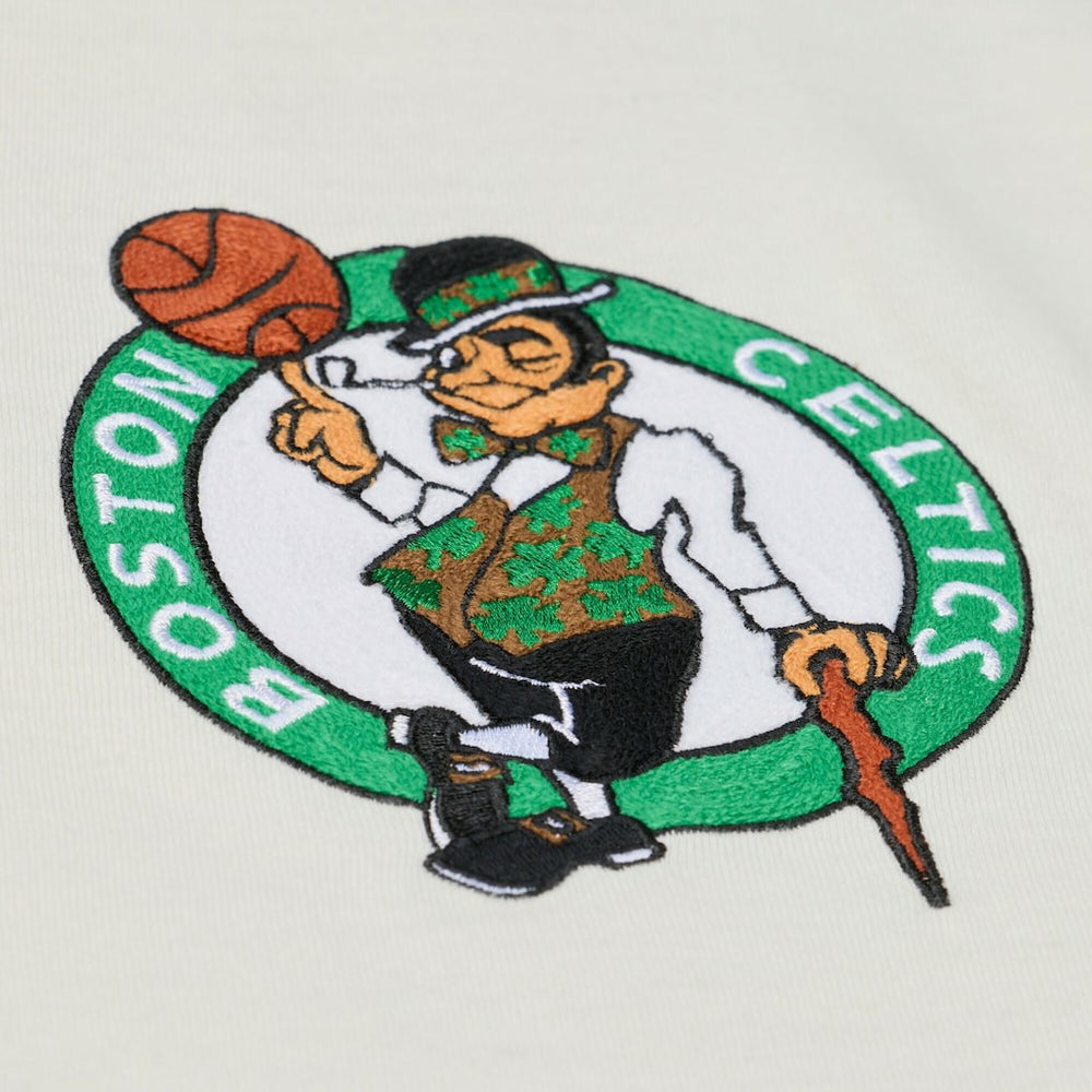Boston Celtics Hardwood Classics Chainstitch Premium T-Shirt Discount