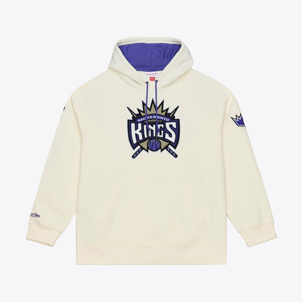 Sacramento Kings Hardwood Classics Chainstitch Premium Fleece Hoodie New
