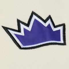 Sacramento Kings Hardwood Classics Chainstitch Premium Fleece Hoodie New