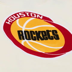 Houston Rockets Hardwood Classics Chainstitch Premium Fleece Hoodie New