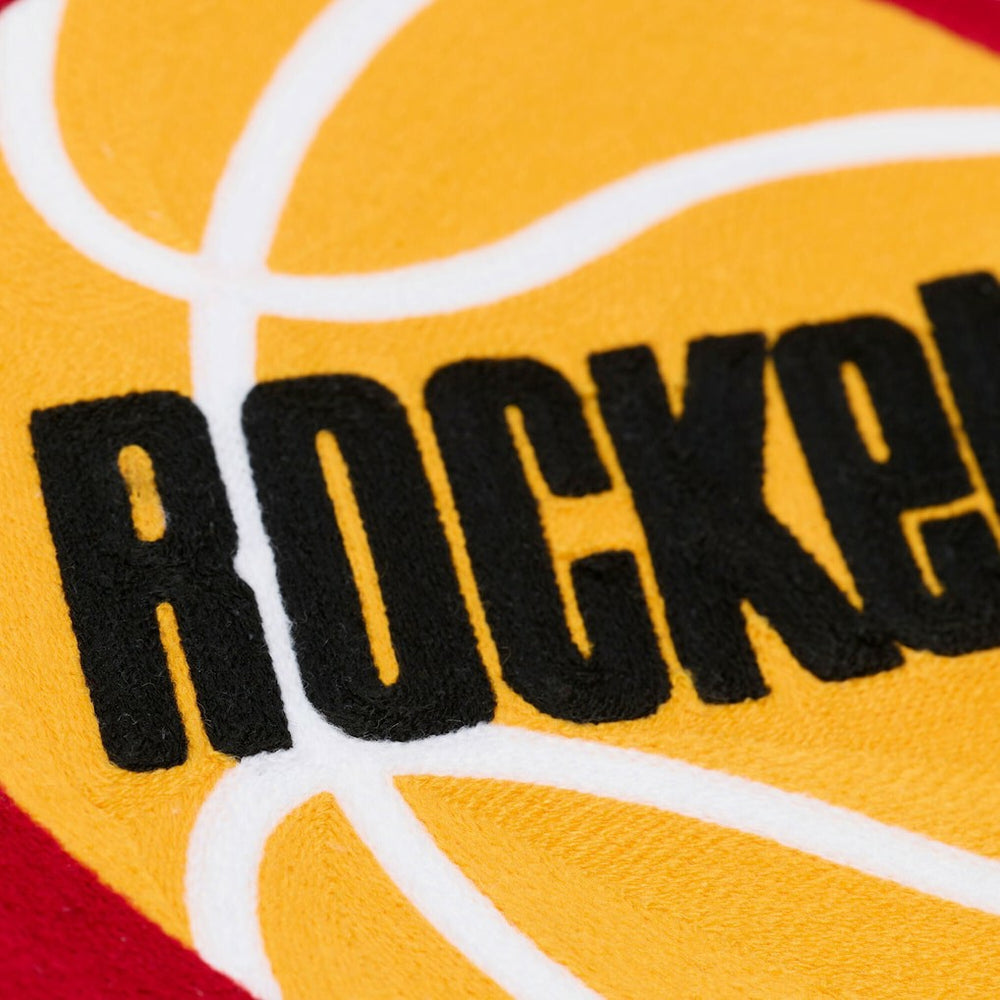Houston Rockets Hardwood Classics Chainstitch Premium Fleece Hoodie New