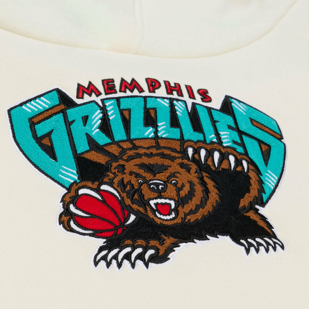 Memphis Grizzlies Hardwood Classics Chainstitch Premium Fleece Hoodie Discount