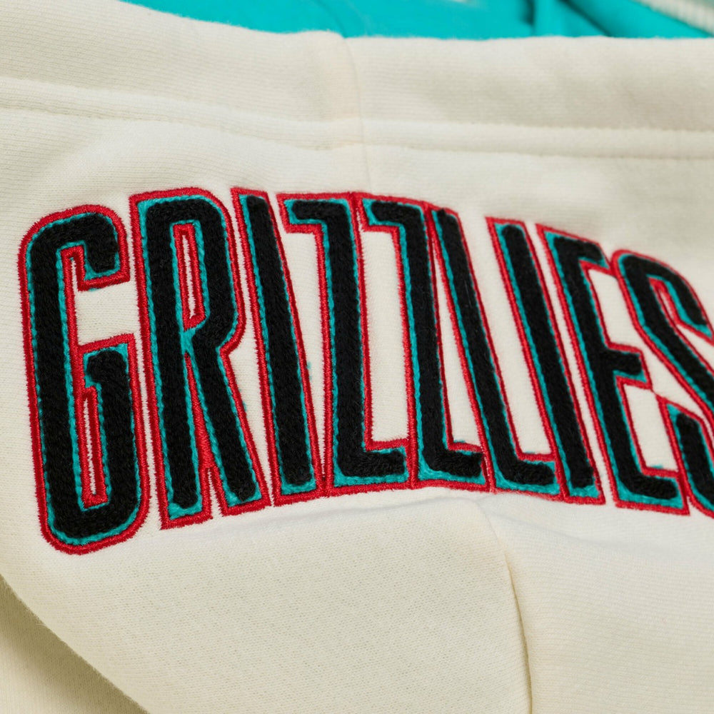 Memphis Grizzlies Hardwood Classics Chainstitch Premium Fleece Hoodie Discount