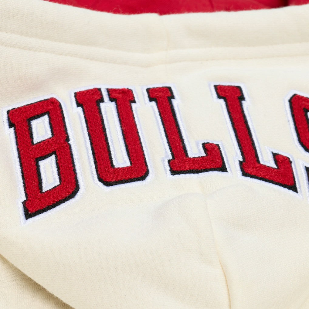 Chicago Bulls Hardwood Classics Chainstitch Premium Fleece Hoodie On Sale