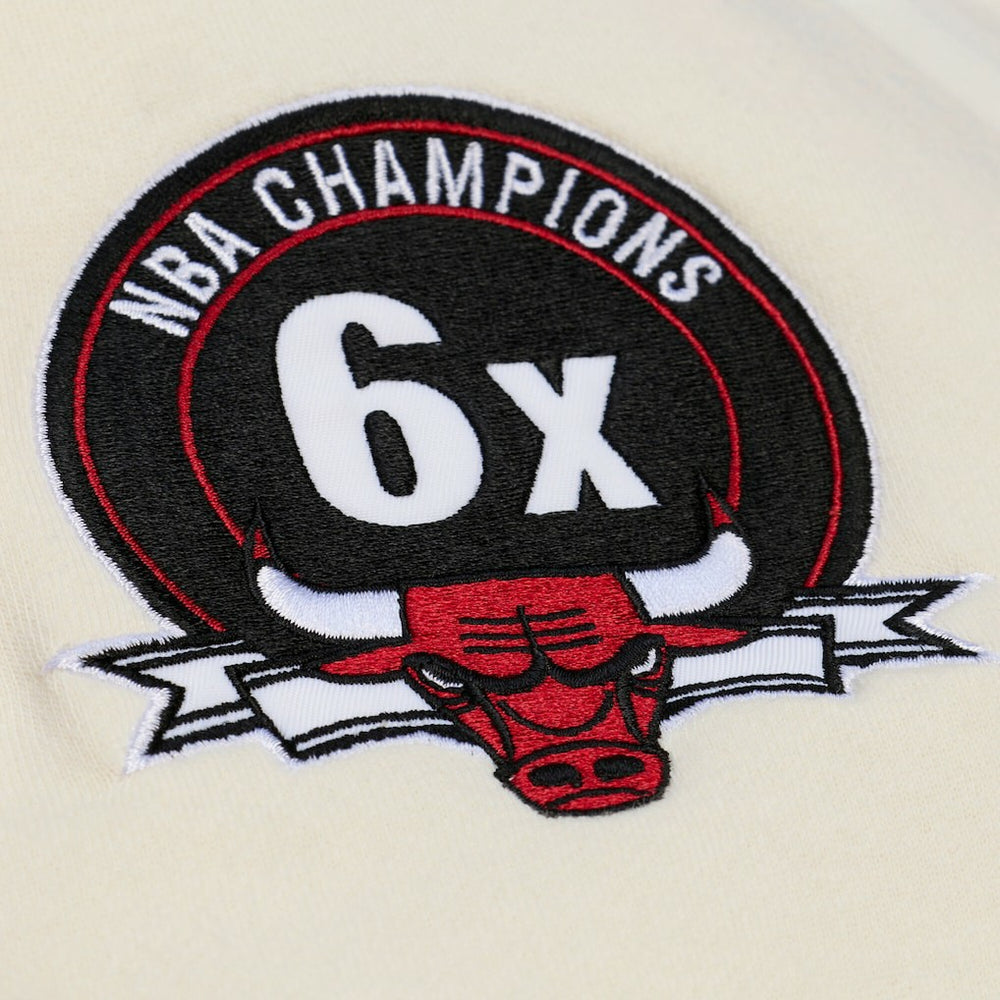 Chicago Bulls Hardwood Classics Chainstitch Premium Fleece Hoodie On Sale