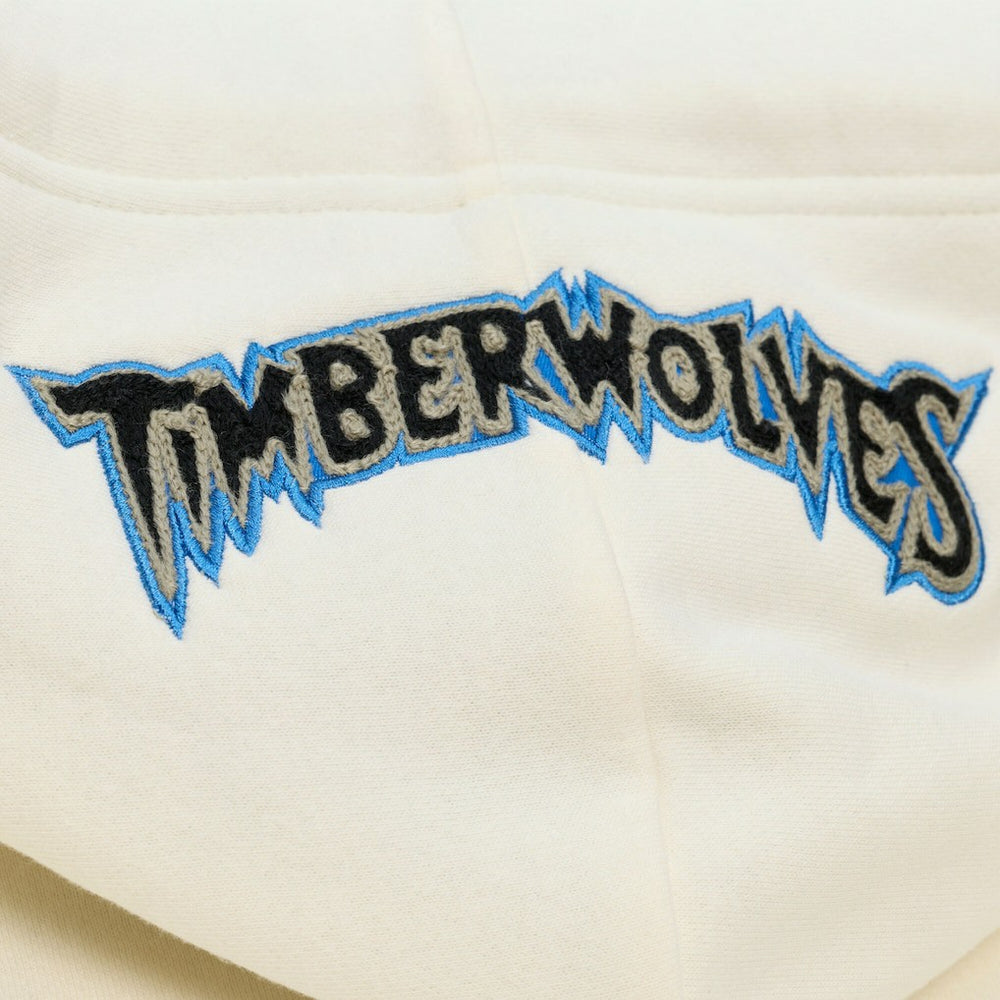 Minnesota Timberwolves Hardwood Classics Chainstitch Premium Fleece Hoodie Online