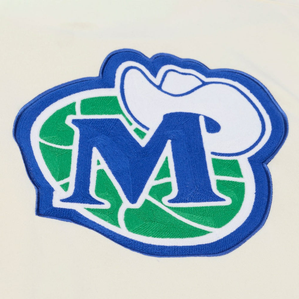 Dallas Mavericks Hardwood Classics Chainstitch Premium Fleece Hoodie sale On Sale