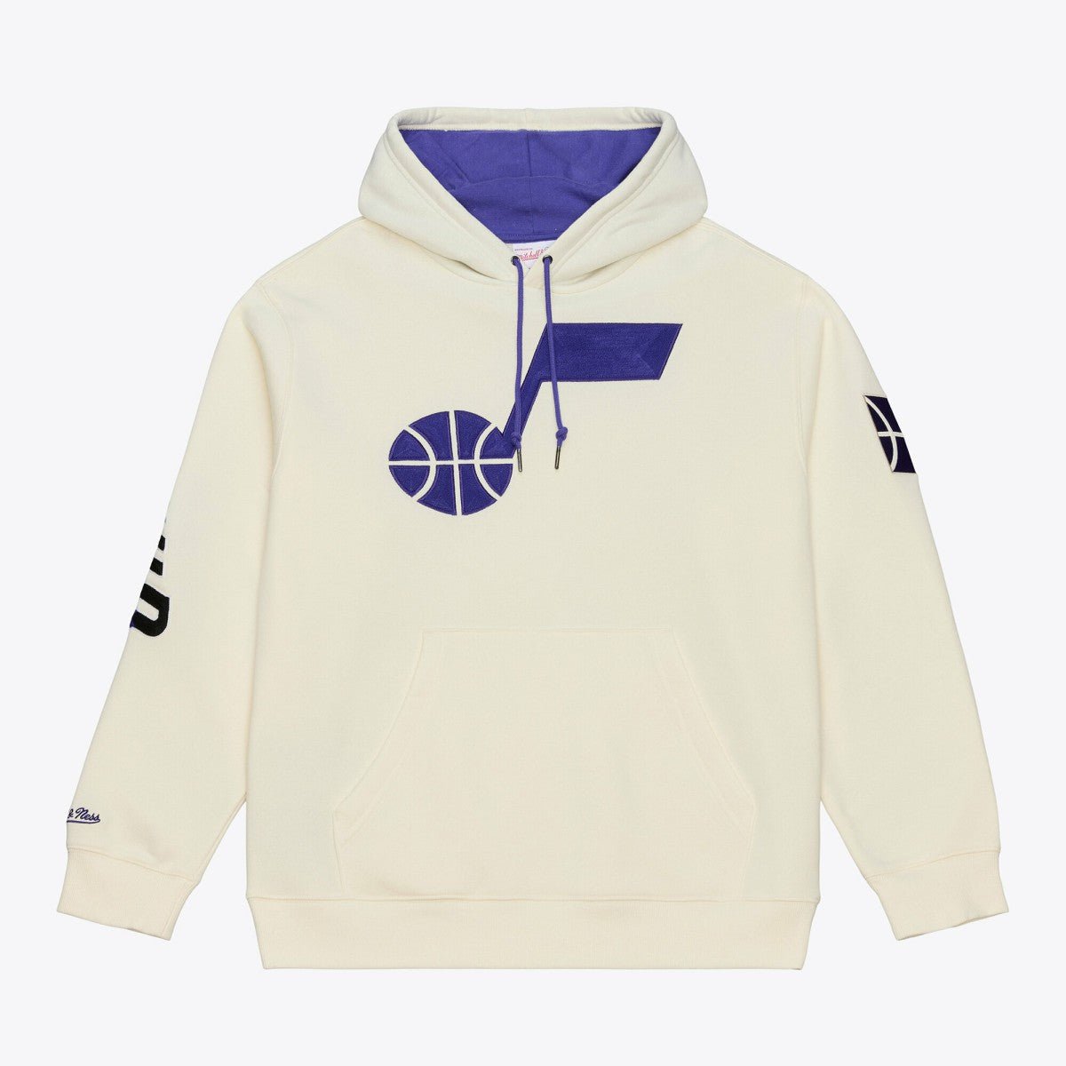 Utah Jazz Hardwood Classics Chainstitch Premium Fleece Hoodie On Sale