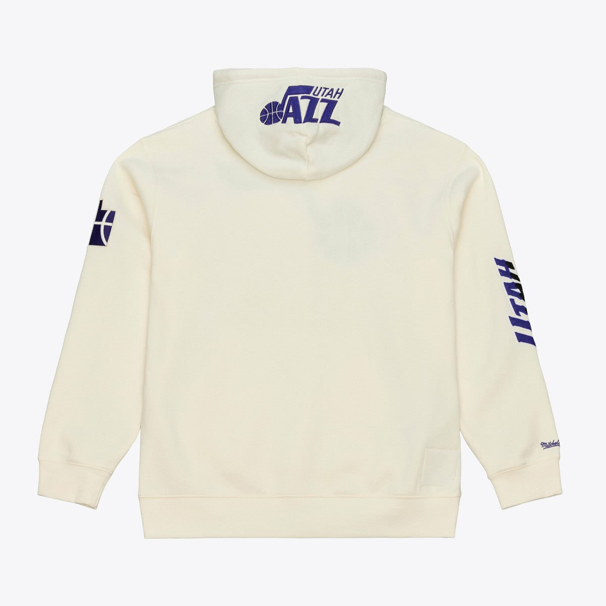 Utah Jazz Hardwood Classics Chainstitch Premium Fleece Hoodie On Sale