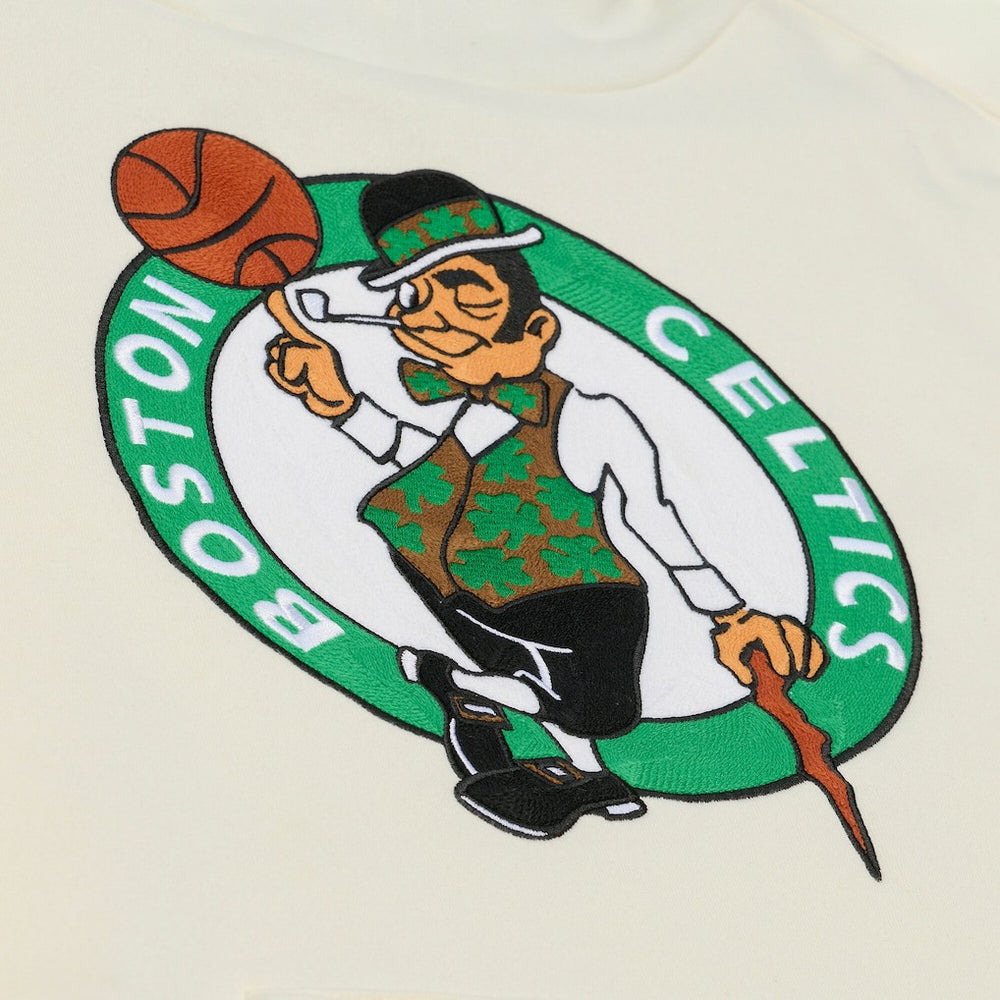 Boston Celtics Hardwood Classics Chainstitch Premium Fleece Hoodie Discount
