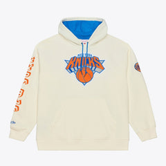 New York Knicks Hardwood Classics Chainstitch Premium Fleece Hoodie Outlet