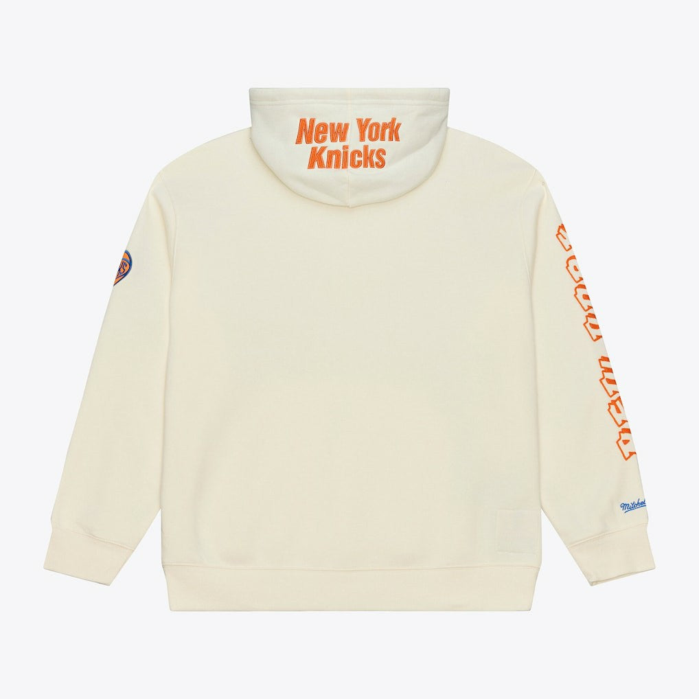 New York Knicks Hardwood Classics Chainstitch Premium Fleece Hoodie Outlet