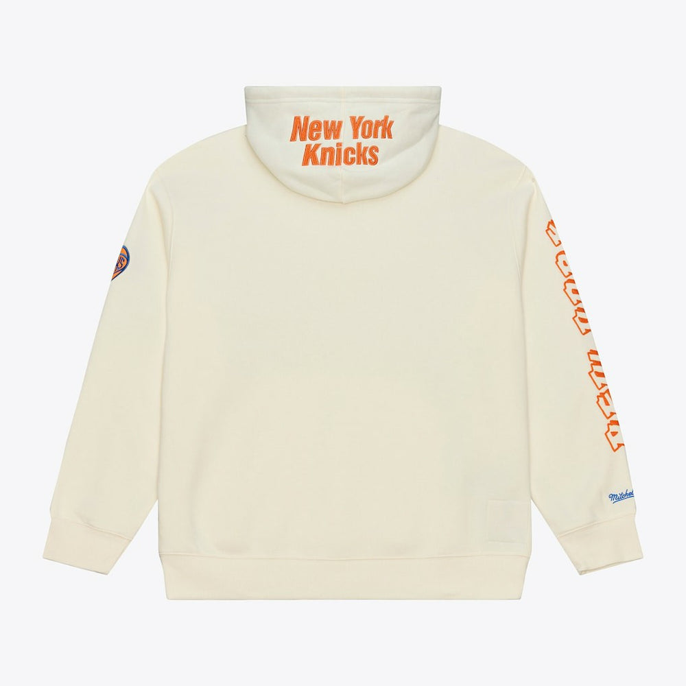 New York Knicks Hardwood Classics Chainstitch Premium Fleece Hoodie Outlet