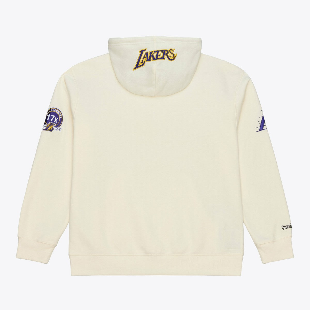 Los Angeles Lakers Hardwood Classics Chainstitch Premium Fleece Hoodie On Sale