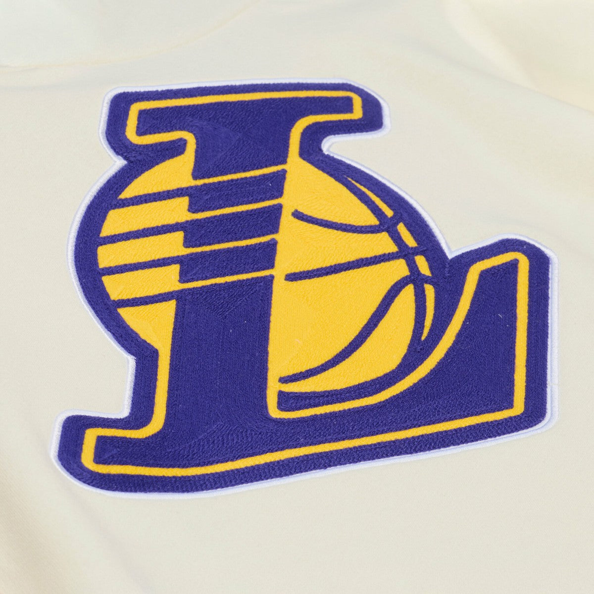 Los Angeles Lakers Hardwood Classics Chainstitch Premium Fleece Hoodie On Sale