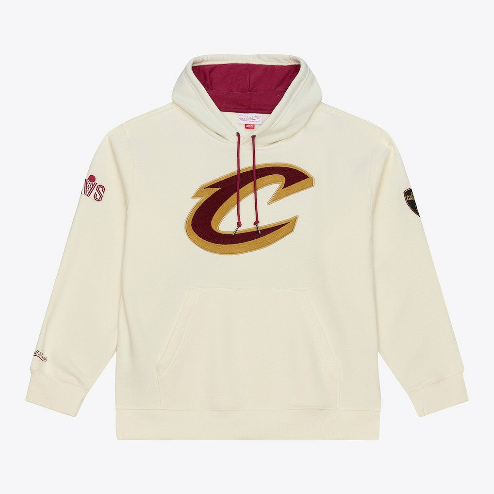 Cleveland Cavaliers Hardwood Classics Chainstitch Premium Fleece Hoodie sale On Sale