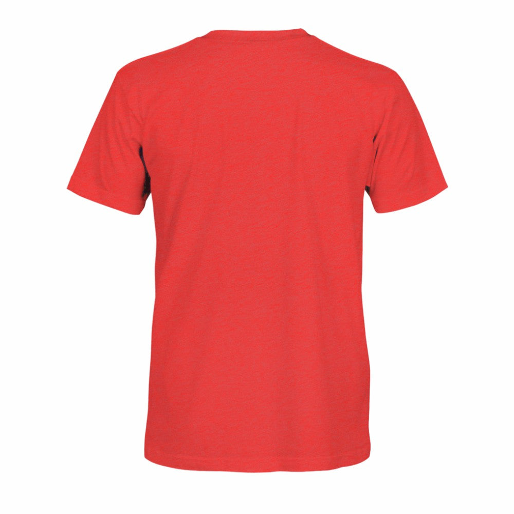 Spain National Team 1863FC Mono Badge Vintage Tri-Blend T-Shirt Red