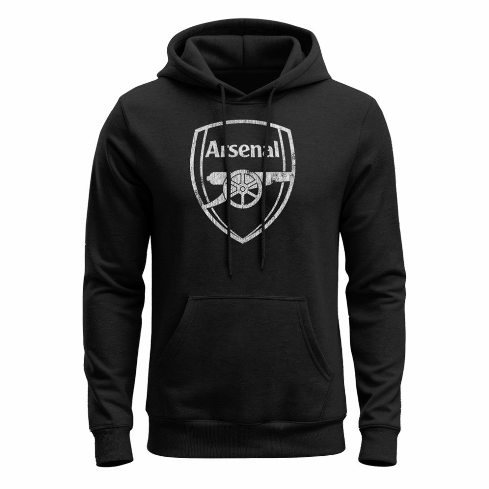 Arsenal 1863FC Mono Badge Fleece Hoodie Black
